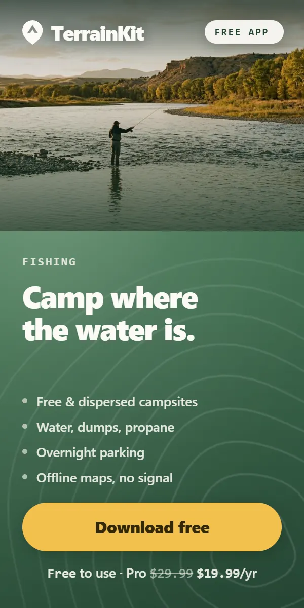 TerrainKit, the camping map app. Download free on Google Play.