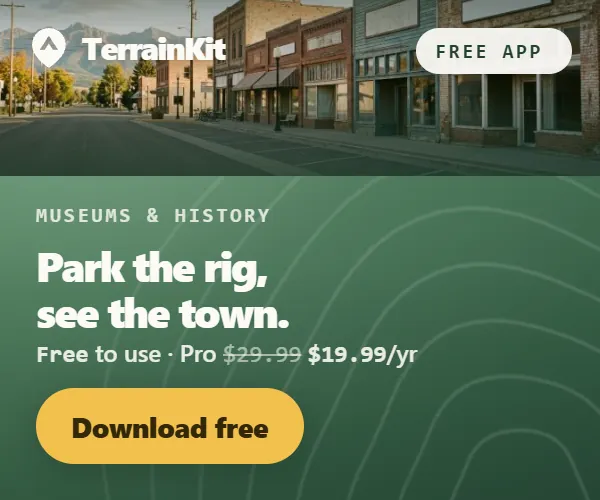 TerrainKit, the camping map app. Download free on Google Play.